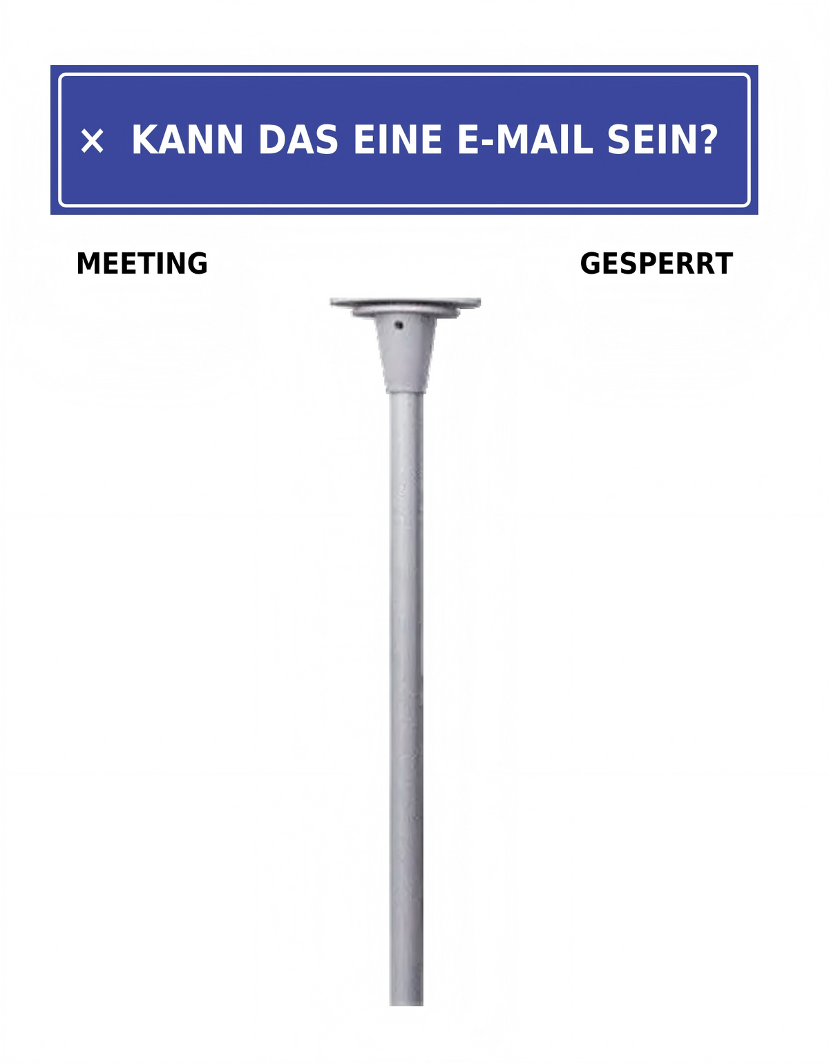 Büro Schreibtisch Schild mit lustigem Spruch | Mini Straßenschild Deko | Geschenk für Kollegen & Freunde | 30 Designs