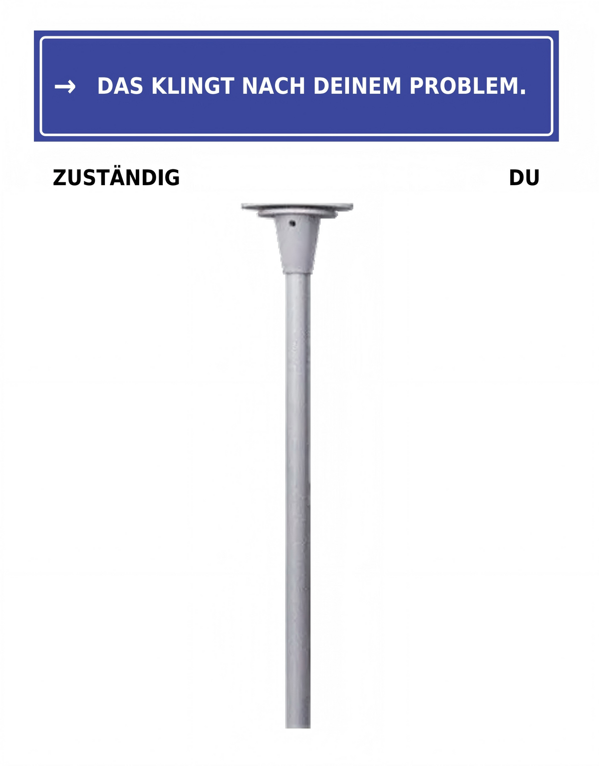 Büro Schreibtisch Schild mit lustigem Spruch | Mini Straßenschild Deko | Geschenk für Kollegen & Freunde | 30 Designs