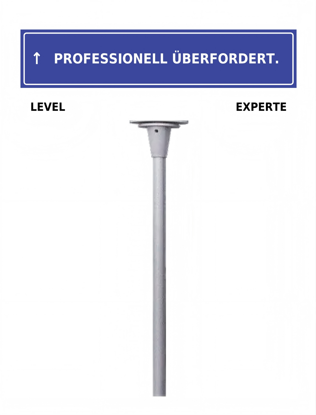 Büro Schreibtisch Schild mit lustigem Spruch | Mini Straßenschild Deko | Geschenk für Kollegen & Freunde | 30 Designs