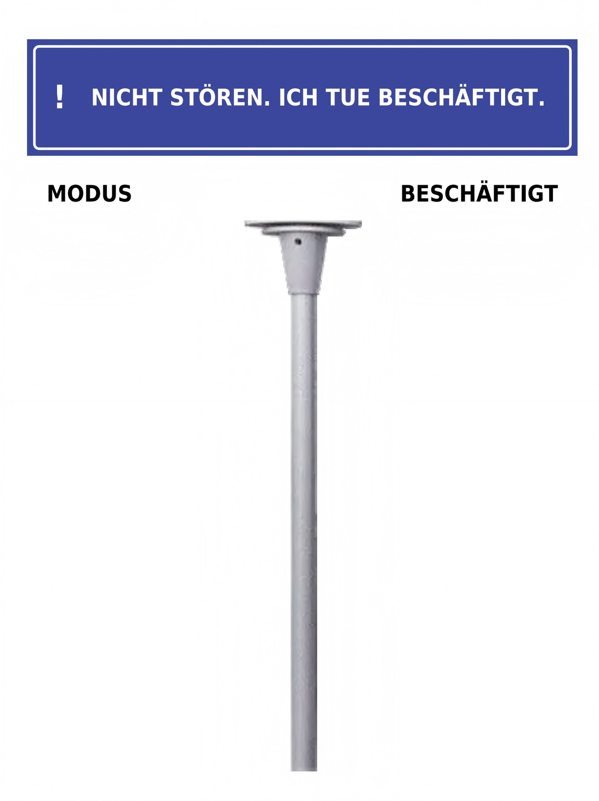 Büro Schreibtisch Schild mit lustigem Spruch | Mini Straßenschild Deko | Geschenk für Kollegen & Freunde | 30 Designs