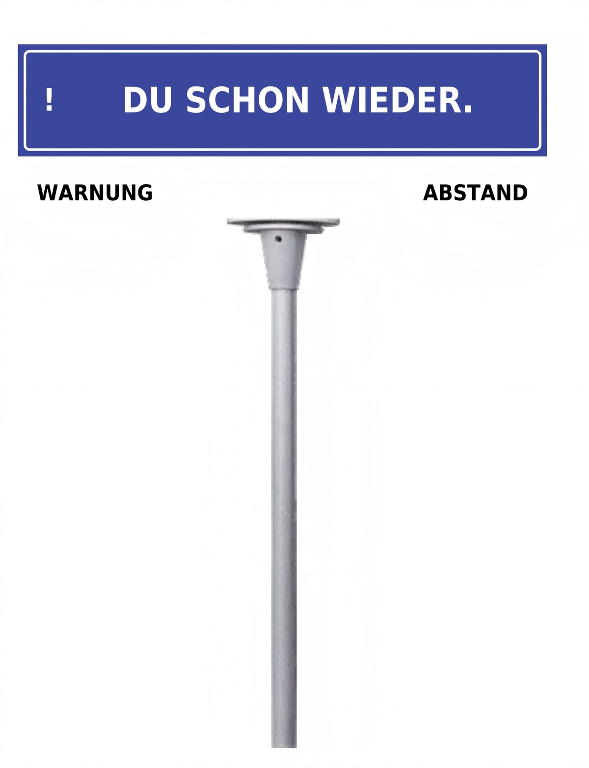 Büro Schreibtisch Schild mit lustigem Spruch | Mini Straßenschild Deko | Geschenk für Kollegen & Freunde | 30 Designs