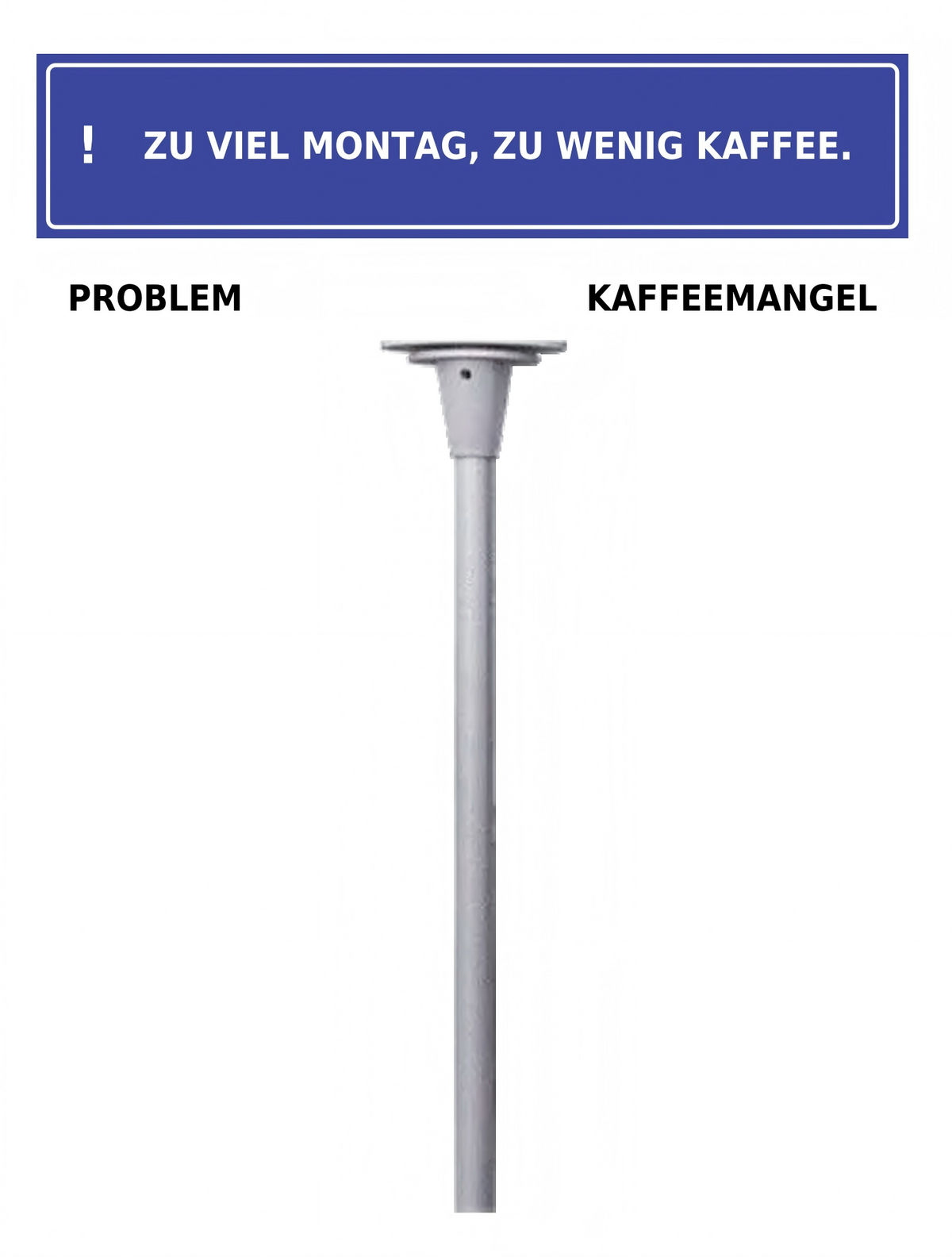 Büro Schreibtisch Schild mit lustigem Spruch | Mini Straßenschild Deko | Geschenk für Kollegen & Freunde | 30 Designs