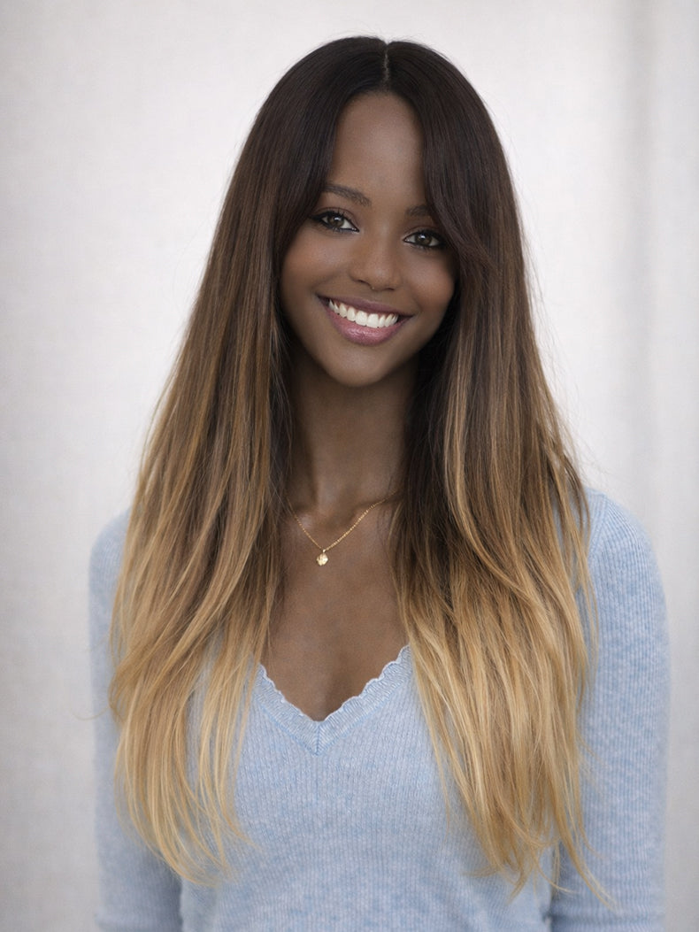 60cm lange Clip Haareverlängerung in 5 Sekunden Clip-In Extensions | unsichtbar & hitzebeständig