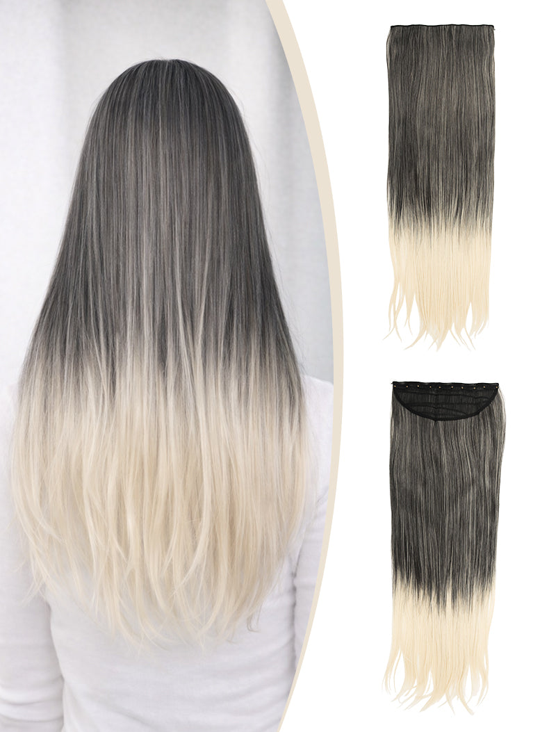 60cm lange Clip Haareverlängerung in 5 Sekunden Clip-In Extensions | unsichtbar & hitzebeständig