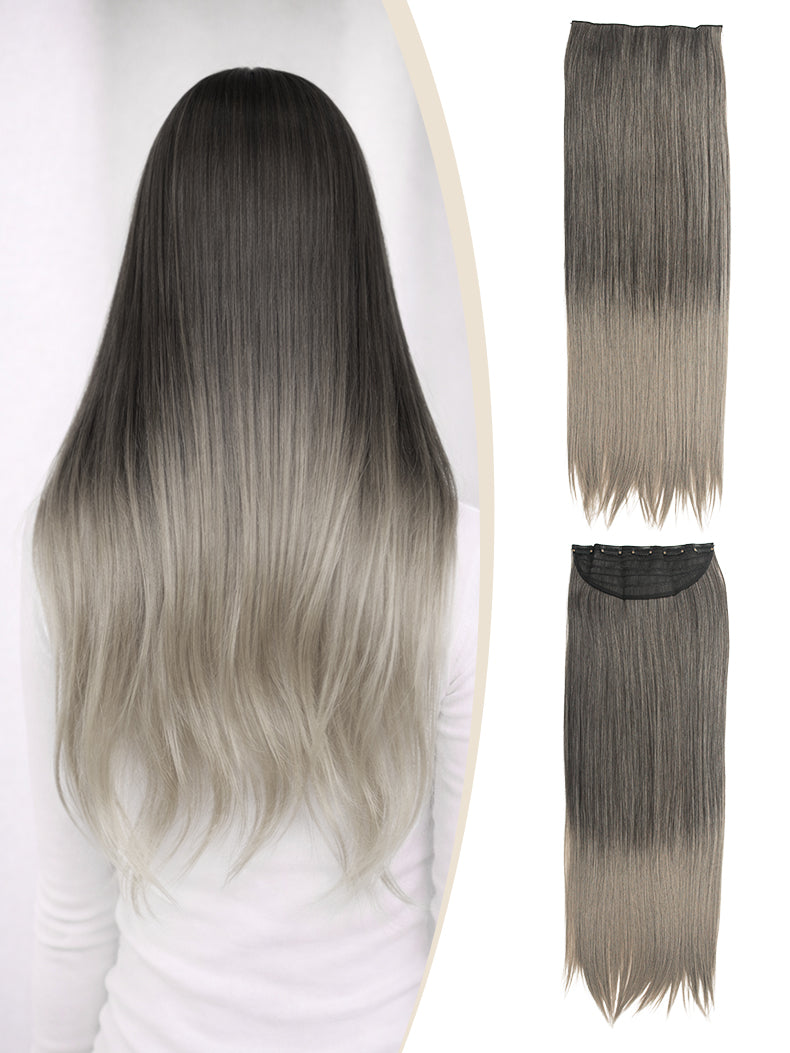 60cm lange Clip Haareverlängerung in 5 Sekunden Clip-In Extensions | unsichtbar & hitzebeständig