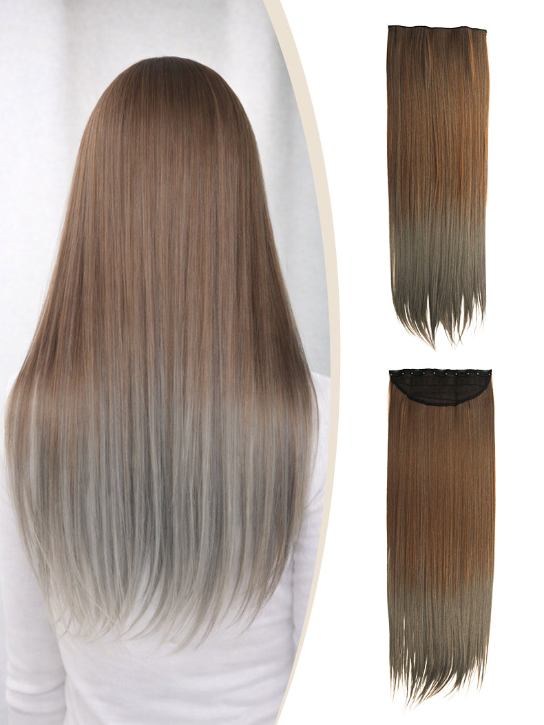 60cm lange Clip Haareverlängerung in 5 Sekunden Clip-In Extensions | unsichtbar & hitzebeständig