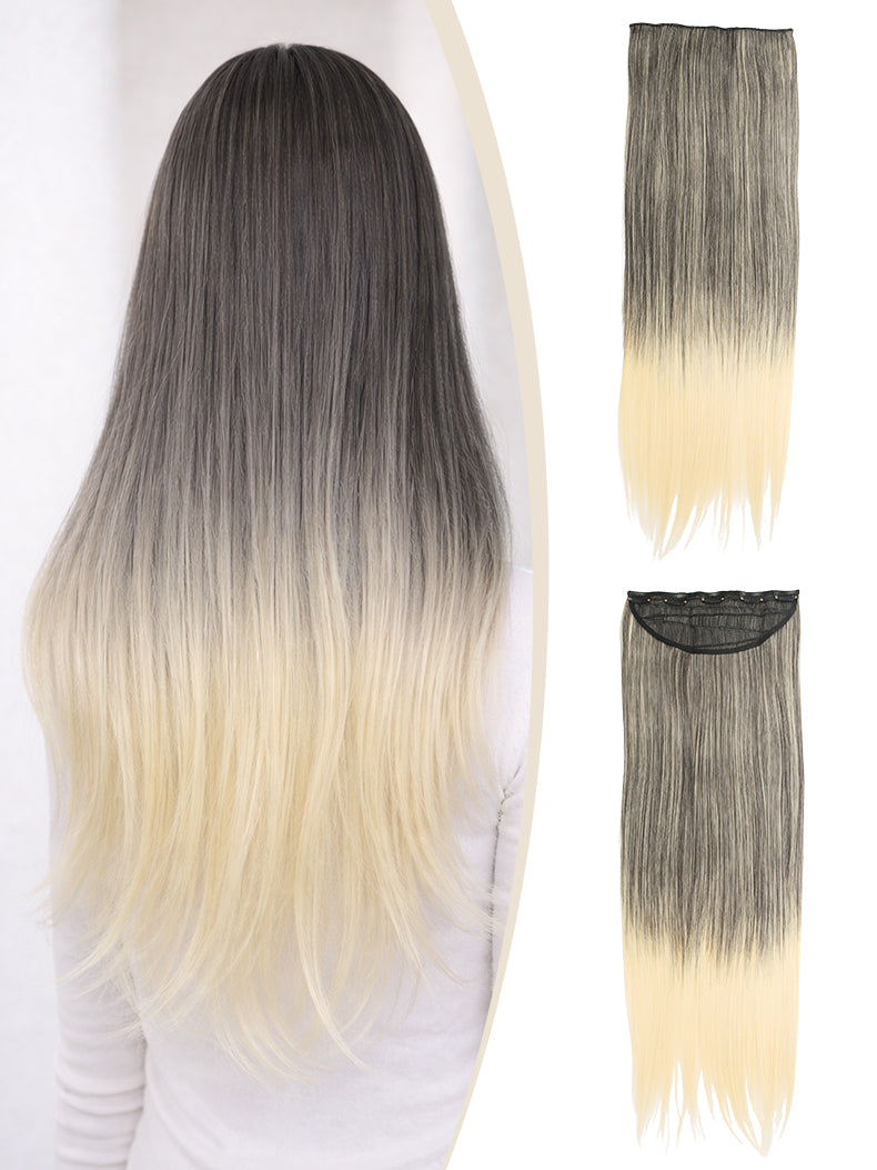60cm lange Clip Haareverlängerung in 5 Sekunden Clip-In Extensions | unsichtbar & hitzebeständig