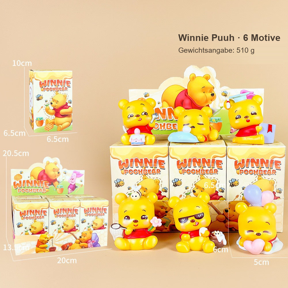 Winnie Puuh Blind Box – 1 zufällige Sammelfigur, verschiedene Serien und Motiv
