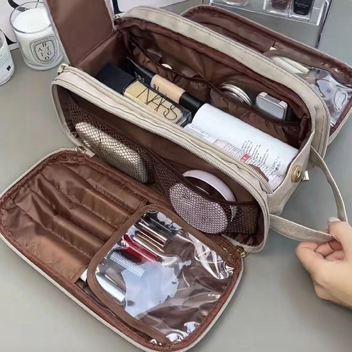 Big Kosmetiktasche 30x15.5x16cm - Große Tasche für Kosmetik mit den Abmessungen 30*15.5*16cm