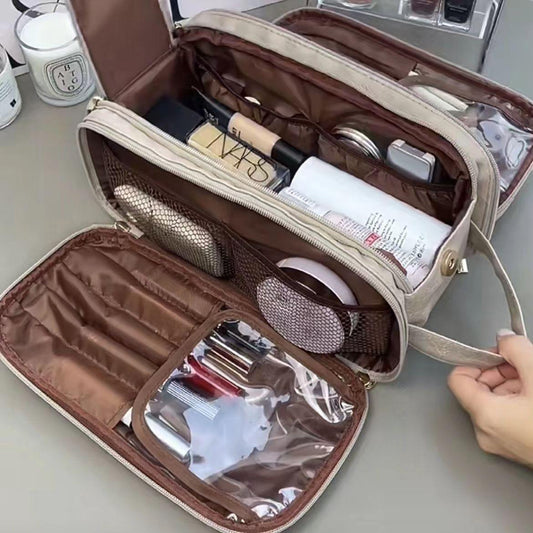 Big Kosmetiktasche 30x15.5x16cm - Große Tasche für Kosmetik mit den Abmessungen 30*15.5*16cm