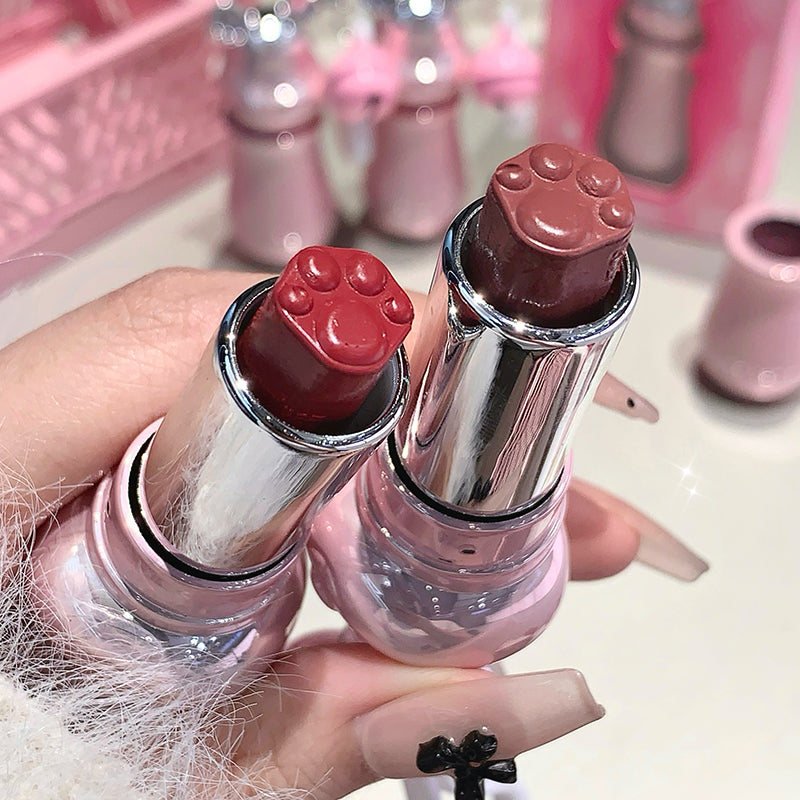 GEGE BEAR Lippenstift mit Glossy Finish & süßem Bären-Taschenanhänger, 3,8 g