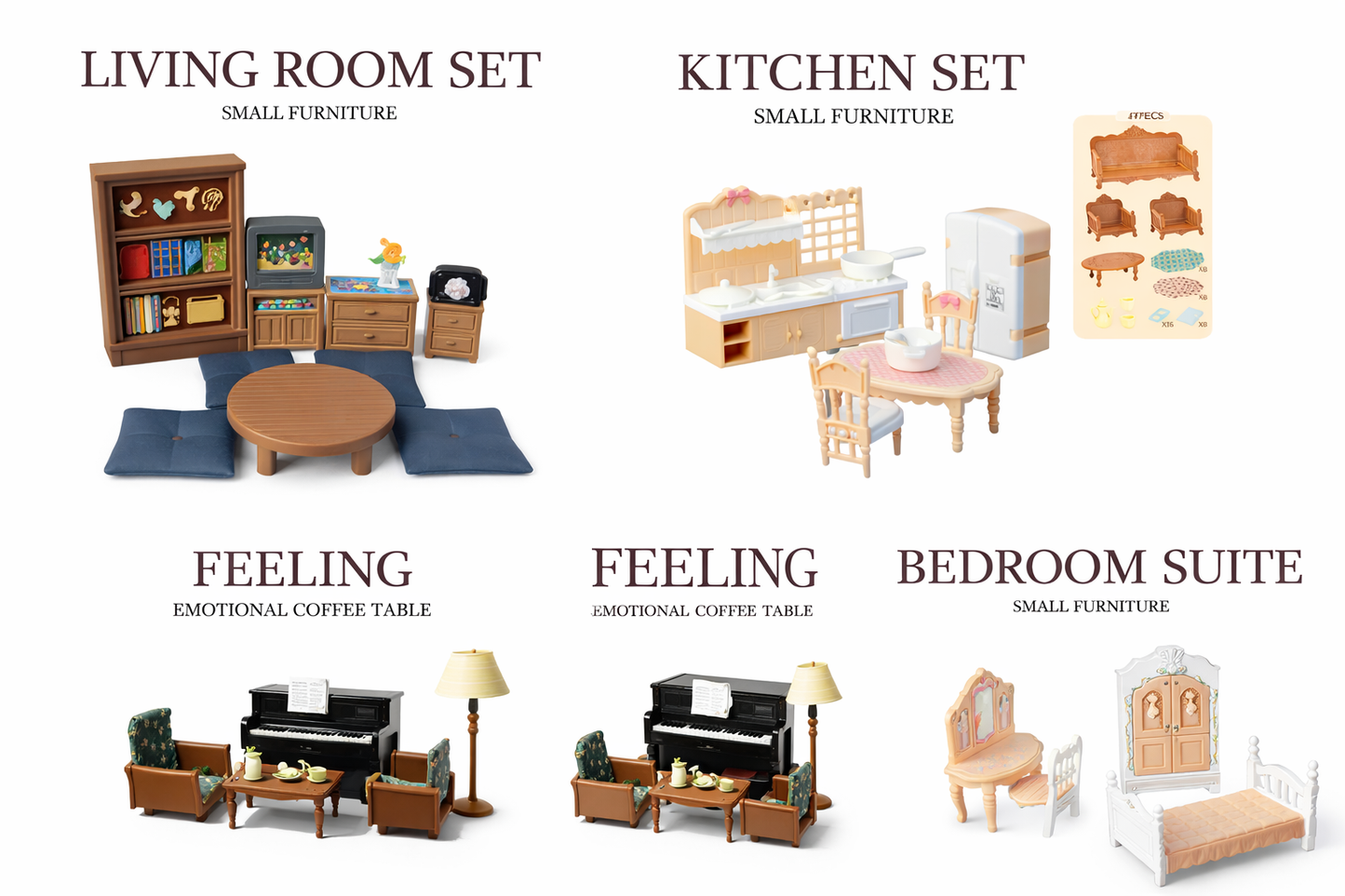 Style Nova Dekoration Wohnzimmer Szene Set