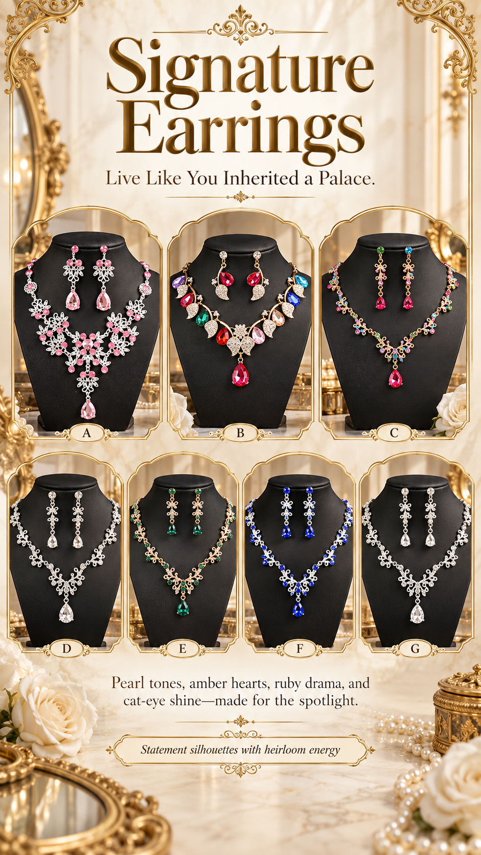 Luxus Schmuck Mystery Box | 15 Überraschungs-Schmuckstücke | Vintage & Royal Style | Live Like You Inherited a Palace