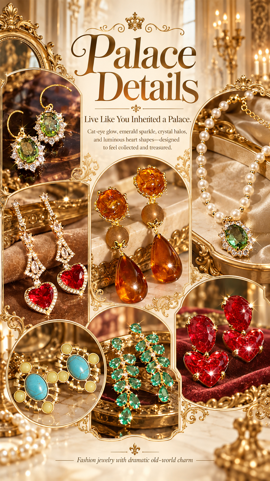 Luxus Schmuck Mystery Box | 15 Überraschungs-Schmuckstücke | Vintage & Royal Style | Live Like You Inherited a Palace
