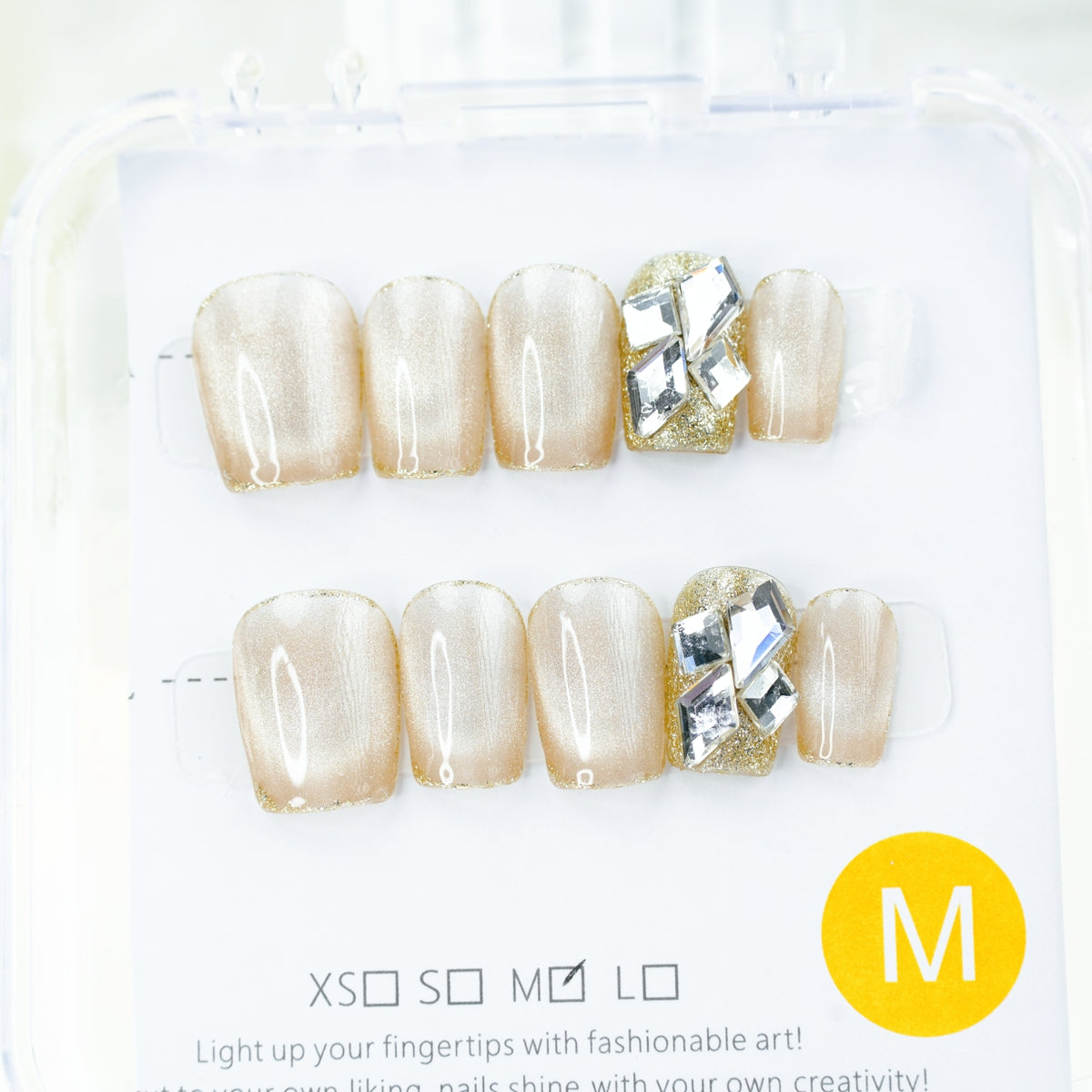 Handgemachte künstliche Nägel Abnehmbare vollständig abdeckende künstliche Nägel, Frauen Mädchen DIY Maniküre