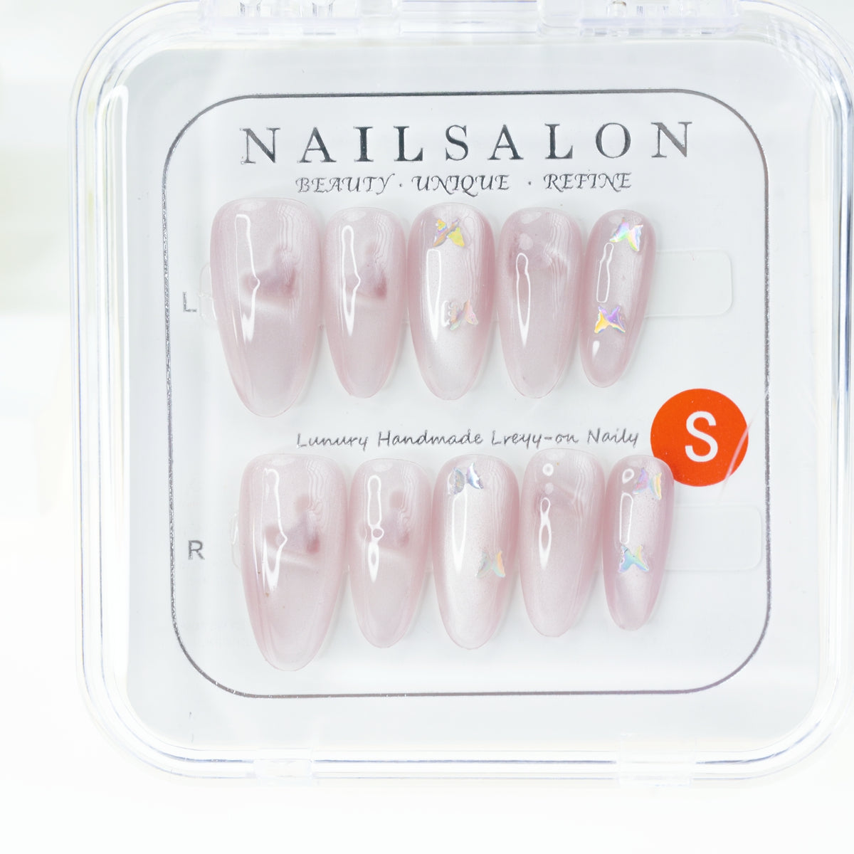 Handgemachte künstliche Nägel Abnehmbare vollständig abdeckende künstliche Nägel, Frauen Mädchen DIY Maniküre