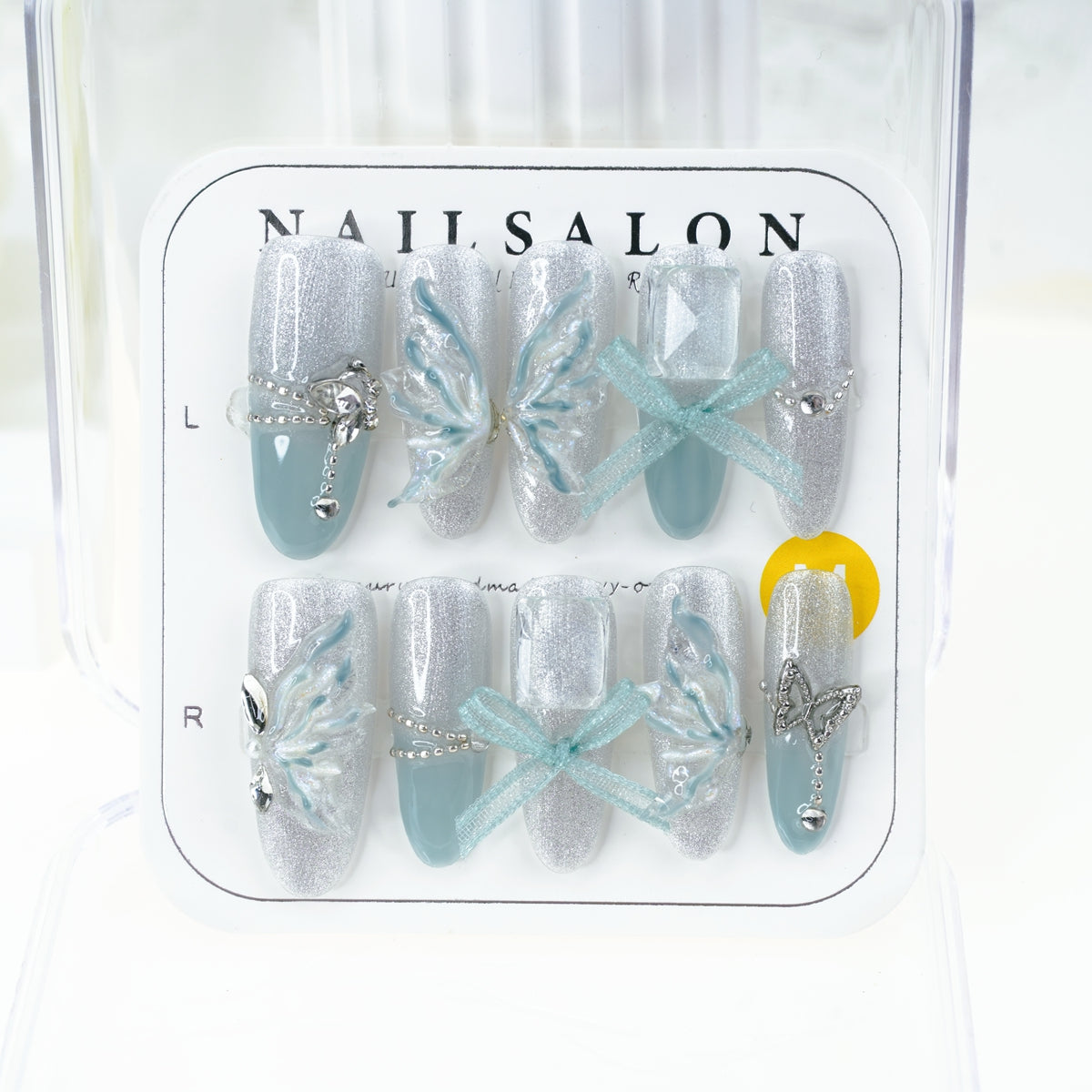 Handgemachte künstliche Nägel Abnehmbare vollständig abdeckende künstliche Nägel, Frauen Mädchen DIY Maniküre