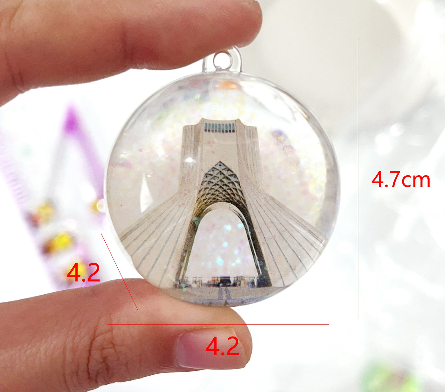 Mystery/Überraschung Kristallkugel Anhänger Blind Box 17 Stück Figurchen