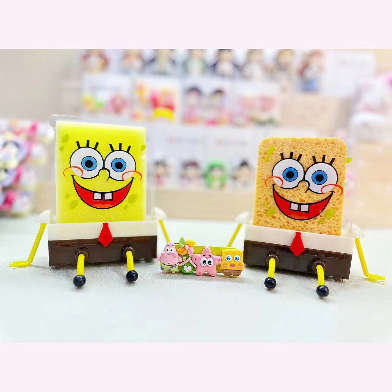 Niedlicher Sponge-Schwammhalter mit Abtropffunktion – Küchenspülen Organizer & Deko