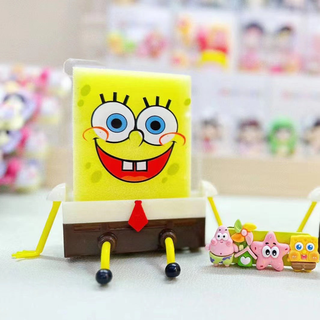 Niedlicher Sponge-Schwammhalter mit Abtropffunktion – Küchenspülen Organizer & Deko