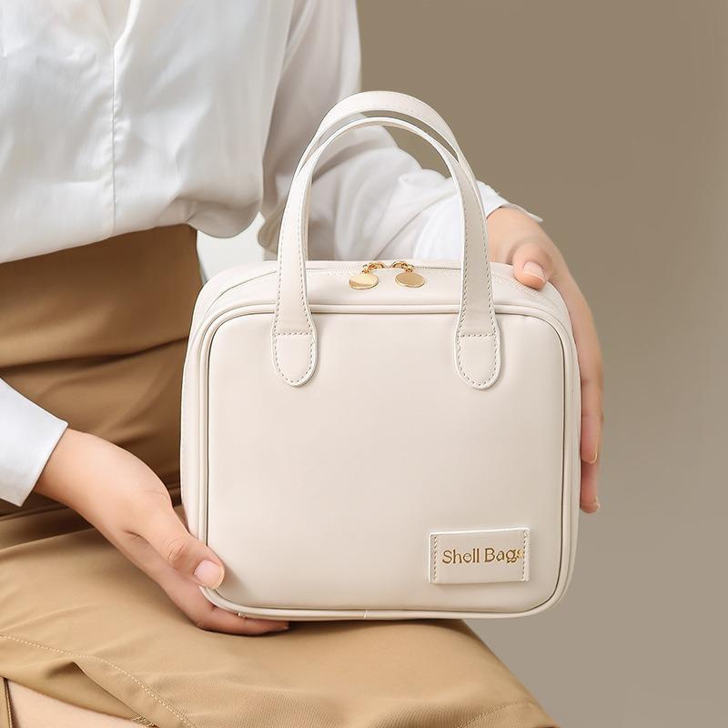 Reise-Kosmetiktasche im urbanen Stil – Große Kapazität, tragbar & stilvoll