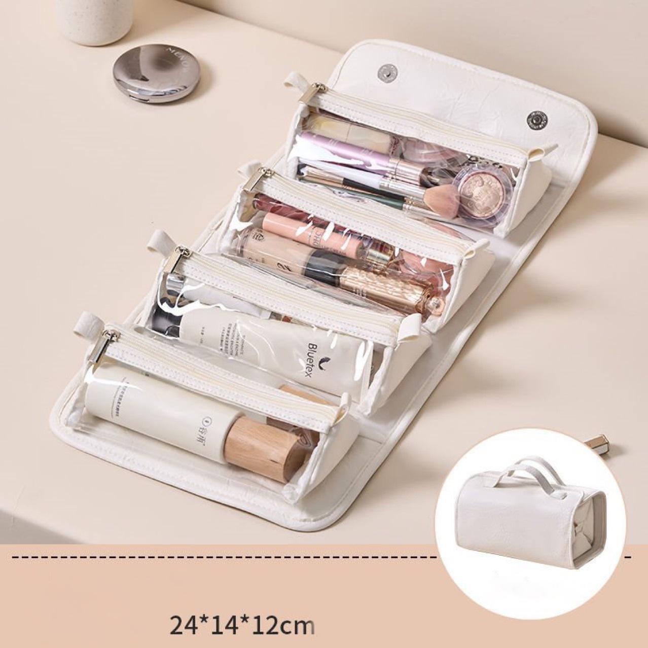 FASHION home Kosmetiktasche - Four in one Makeup Bag für Mode und Schönheitsspaß