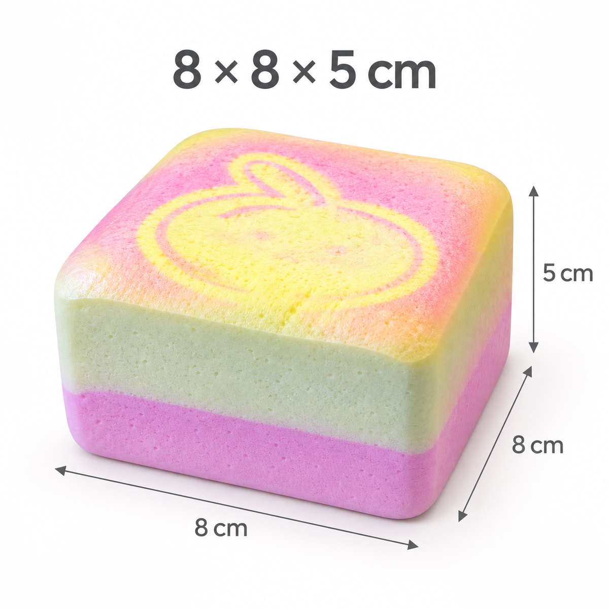 Squishy mit Kuchenduft – weiches Knautschspielzeug, Slow Rising, 8 × 8 × 5 cm, 8 Motive zur Auswahl